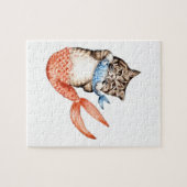 Purmaid Cat Mermaid Puzzle (Horizontal)