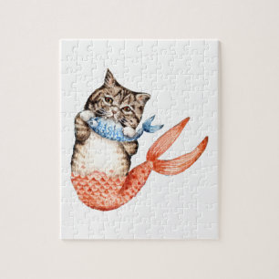 Purmaid Cat Mermaid Puzzle