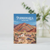 Purmamarca Argentinien Postkarte (Stehend Vorderseite)