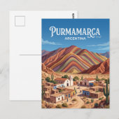 Purmamarca Argentinien Postkarte (Vorne/Hinten)