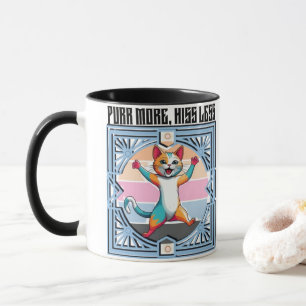 Purmore Hiss Weniger - Funny Cat Tasse für Pet Lov