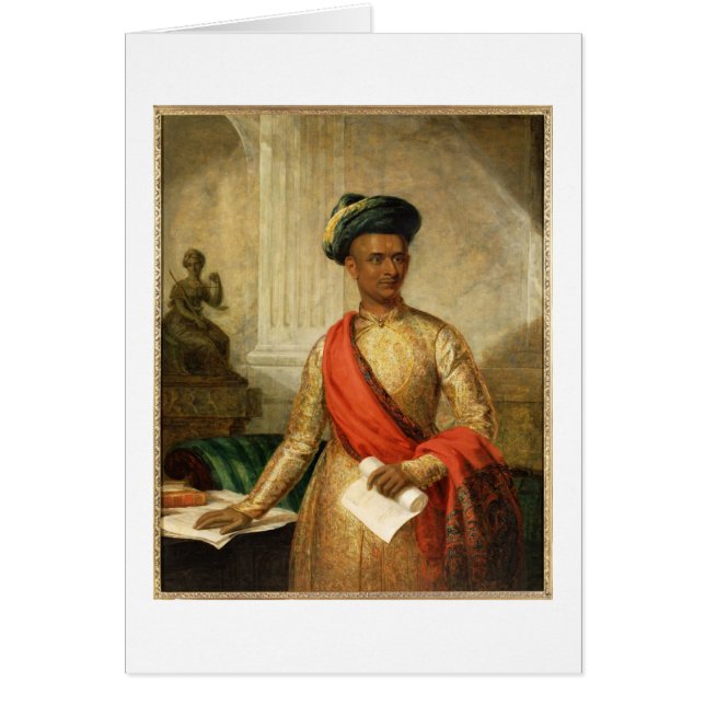 Purniya, Hauptminister von Mysore, c.1801 (Öl an (Vorne)
