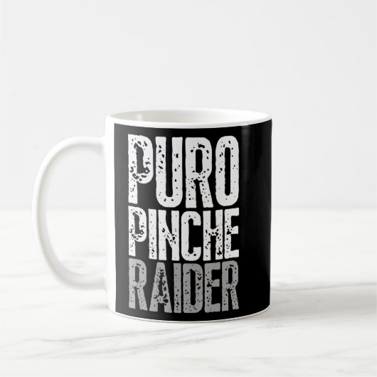 Puro Pinche Raider Kaffeetasse (Links)