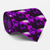 PURP SKULL/TIE KRAWATTE (Gerollt)