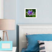 Purp Water Lily Personalisiert Foil Name Prints Foliendrucke (In Situ (Schlafzimmer))
