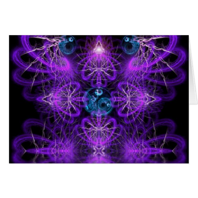 PURPELINA FractalARTS Karte (Vorderseite (Horizontal))