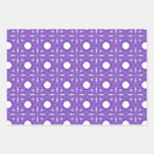 Purpla-Muster Geschenkpapier Set (Vorderseite 3)