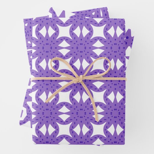 Purpla-Muster Geschenkpapier Set (Beispiel)