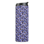 Purple Abstract Animal Print Thermosbecher (Nach links gedreht)