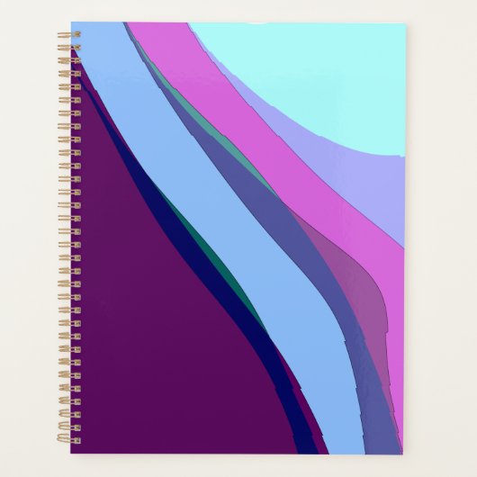 Purple Abstract Art 308 Planer (Vorderseite)