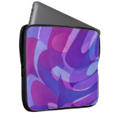 Purple Abstract Art Watercolor Style Laptop Cover (Vorne Rechts)