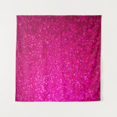 Purple abstract background with bokeh defocused li wandteppich (Vorderseite (Horizontal))