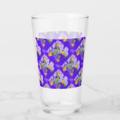 Purple abstract conceptual art glas (Rückseite)