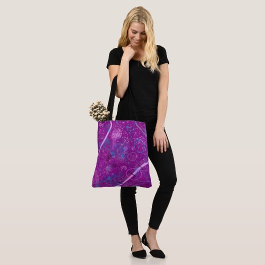 Purple Abstract Dreamscape  Tasche (Am Model)