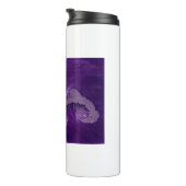 Purple Abstract Fractal Bird Thermosbecher (Nach rechts gedreht)