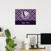 Purple Accordion Poster (Heimbüro)