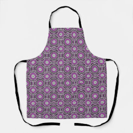 Purple ancient Islamic mandala pattern Schürze