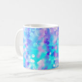 Purple And Blue Bokeh 7518 Kaffeetasse (Vorderseite Links)