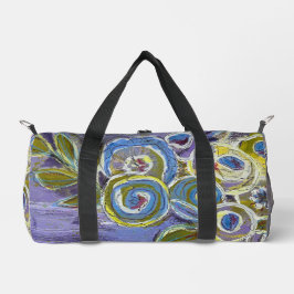 Purple and Blue by Lydia's Art Sangria Duffle Bag