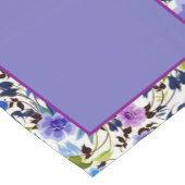 Purple and blue floral medium table runner kurzer tischläufer (Ecke)