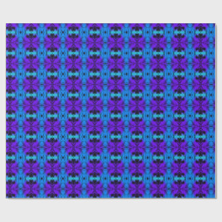 Purple and blue Kaleidoscope Fractal Pattern Geschenkpapier