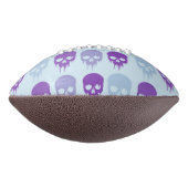 Purple and blue melting skulls pattern football (Gedreht 90)