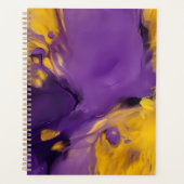 Purple and Gold Abstract Planer (Vorderseite)