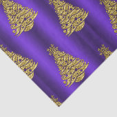 Purple and Gold Christmas  Seidenpapier (Ausschnitt)