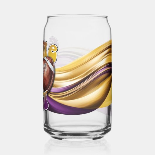 Purple and Gold Game day Dosenglas (Rückseite)