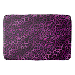 Purple and Gold Leopard Series Design 3 Badematte