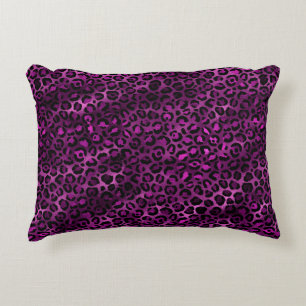 Purple and Gold Leopard Series Design 3 Dekokissen