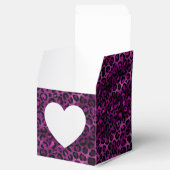 Purple and Gold Leopard Series Design 3 Geschenkschachtel (Geöffnet)