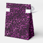 Purple and Gold Leopard Series Design 3 Geschenkschachtel (Rückseite)