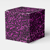 Purple and Gold Leopard Series Design 3 Geschenkschachtel (Vorderseite)