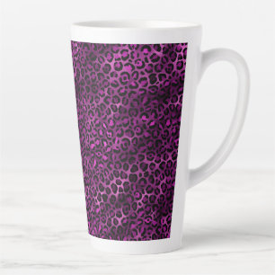 Purple and Gold Leopard Series Design 3 Milchtasse