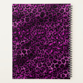 Purple and Gold Leopard Series Design 3 Planer (Rückseite)