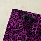 Purple and Gold Leopard Series Design 3 Strandtuch (Beispiel)
