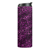Purple and Gold Leopard Series Design 3 Thermosbecher (Nach links gedreht)