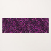 Purple and Gold Leopard Series Design 3 Yogamatte (Rückseite (Horizontal))