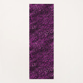 Purple and Gold Leopard Series Design 3 Yogamatte (Vorderseite)