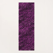 Purple and Gold Leopard Series Design 3 Yogamatte (Rückseite)