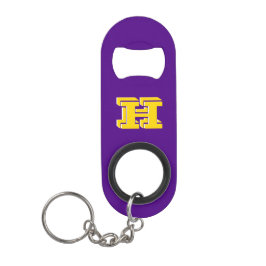 Purple and Gold Stainless Keychain Bottle Opener Mini Flaschenöffner