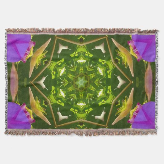 PURPLE AND GREEN ABSTRACT DRAWING. SAMER BRASIL. 4 DECKE (Vorderseite)