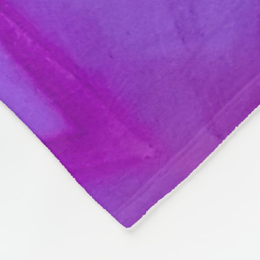 PURPLE AND GREEN ABSTRACT DRAWING. SAMER BRASIL. 4 FLEECEDECKE (Ecke)