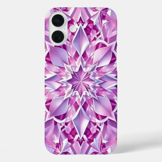 Purple and Pink Crystal Effect Case-Mate iPhone Hülle (Rückseite)