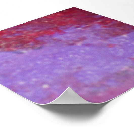 purple and red print poster (Ecke)