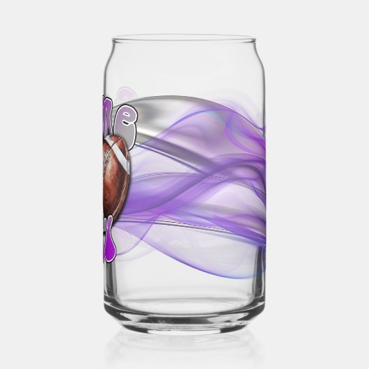 Purple and Silver Game day Dosenglas (Rückseite)