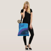 Purple And Teal Brushstroke Occupation Tasche (Am Model)