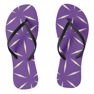 Purple and White Modern Design Badesandalen