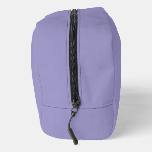 Purple and White | Modern Monogram Waschbeutel (Rechts)